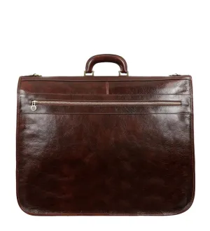 Great Expectations - Leather Garment Bag