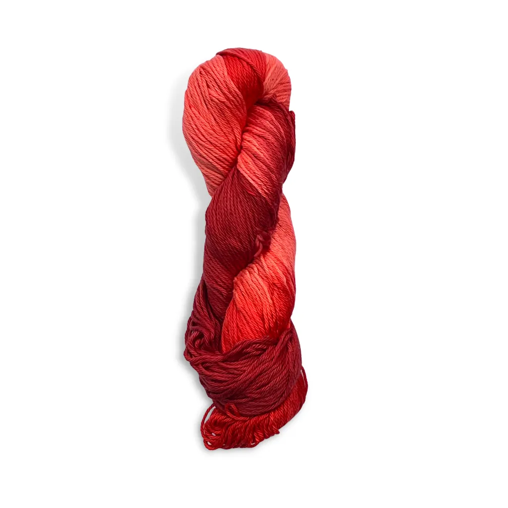 Hand Dyed Cotton Yarn Multi-Colored | DK Weight 100 Grams, 200 Yards, 4 Ply