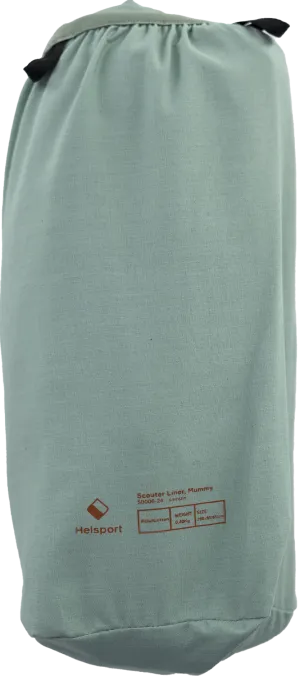 Helsport Scouter Cotton Liner Mummy Granite Green / Cloudberry | Buy Helsport Scouter Cotton Liner Mummy Granite Green / Cloudberry here | Outnorth