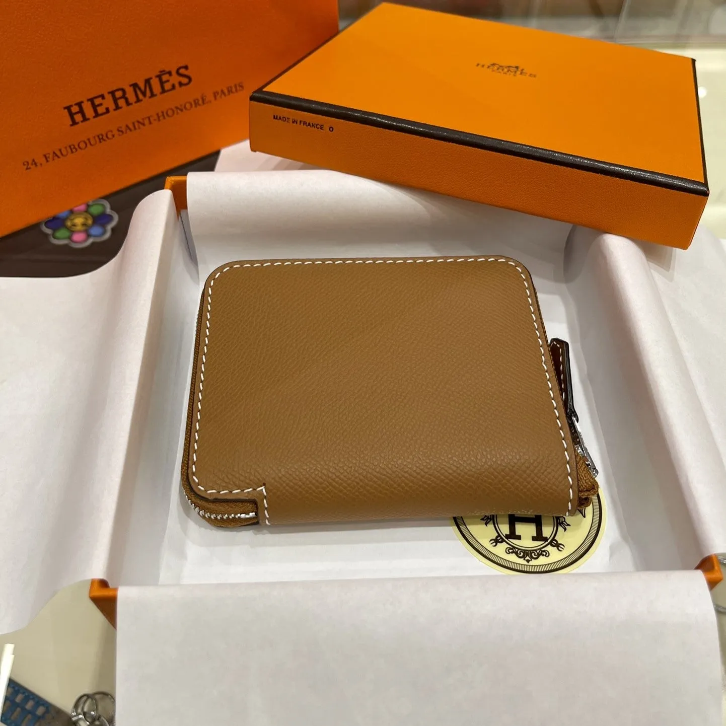 HM Compact Wallet 11.5 Tan Epsom