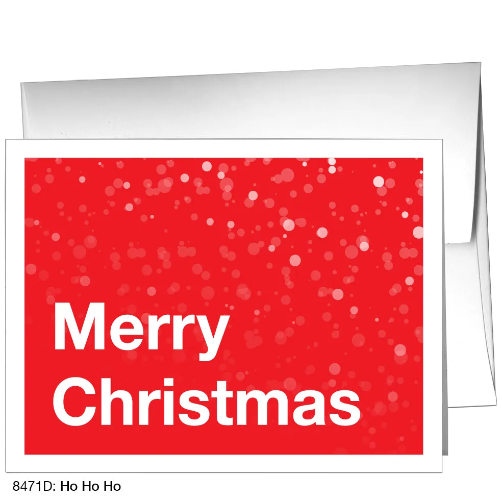 Ho Ho Ho, Greeting Card (8471D)