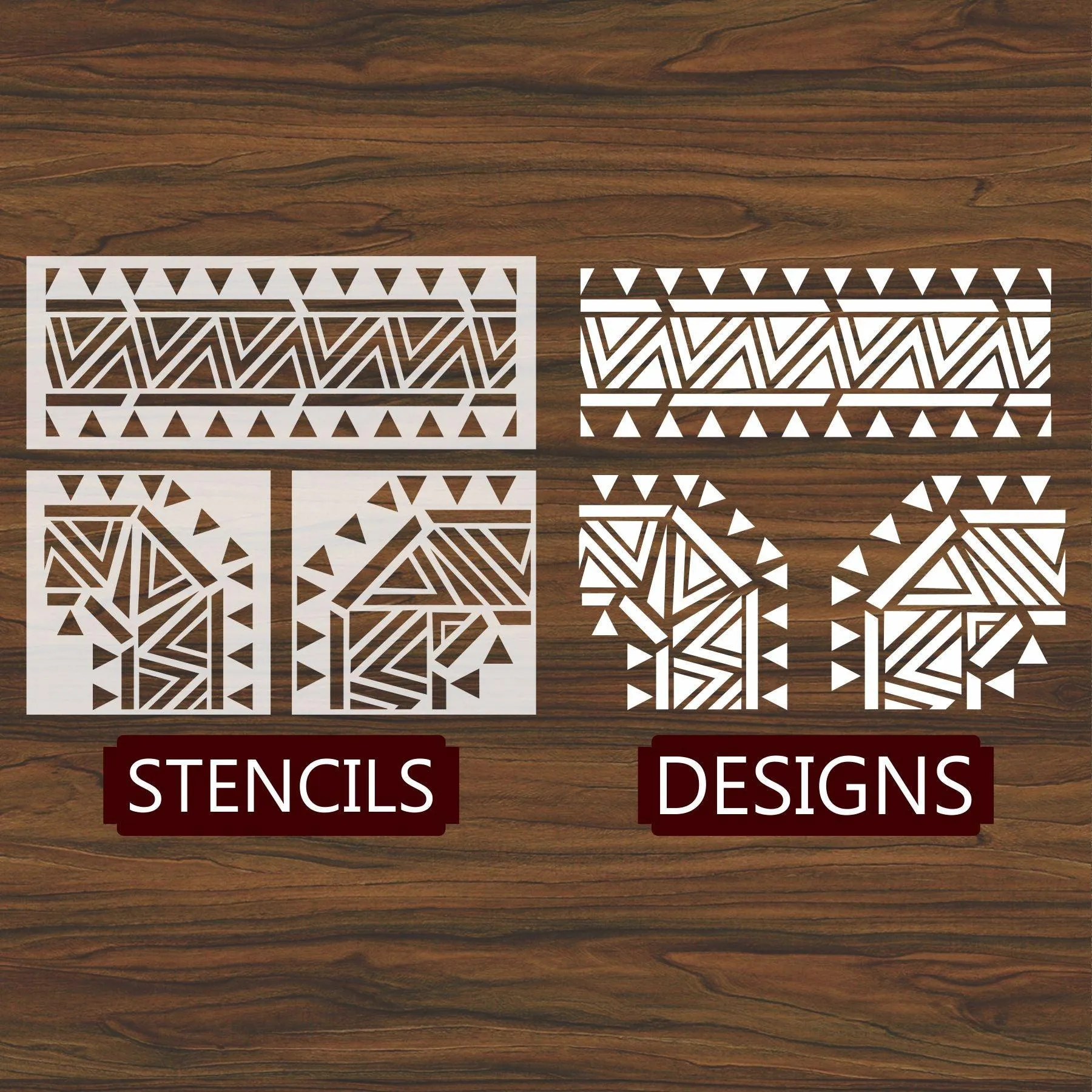 Indian Inlay(furniture and fabric) Reusable Stencil For Canvas And Wall Painting.ID #461