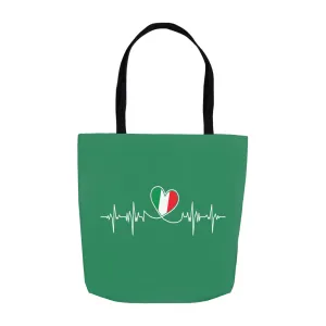 Italian Lifeline Tote Bag - Green