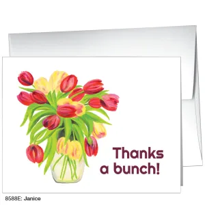 Janice, Greeting Card (8588E)