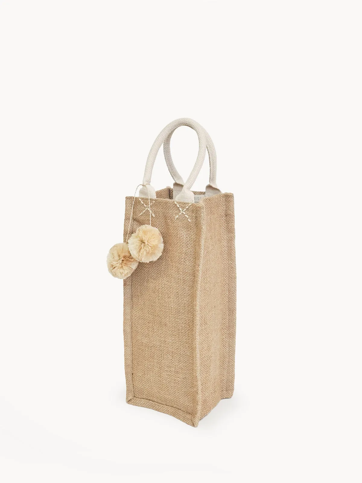 Jute Canvas Wine Bag