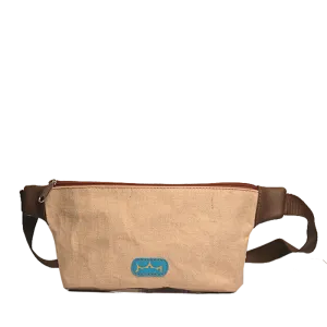 Jute - Leather Fanny Pack Unisex (Off-White)