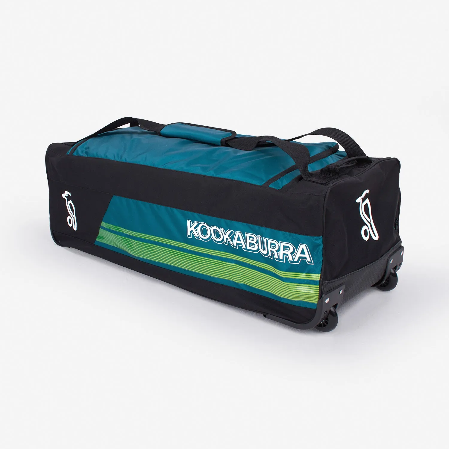 KOOKABURRA PRO 3500 WHEELIE BAG BLK/GREEN