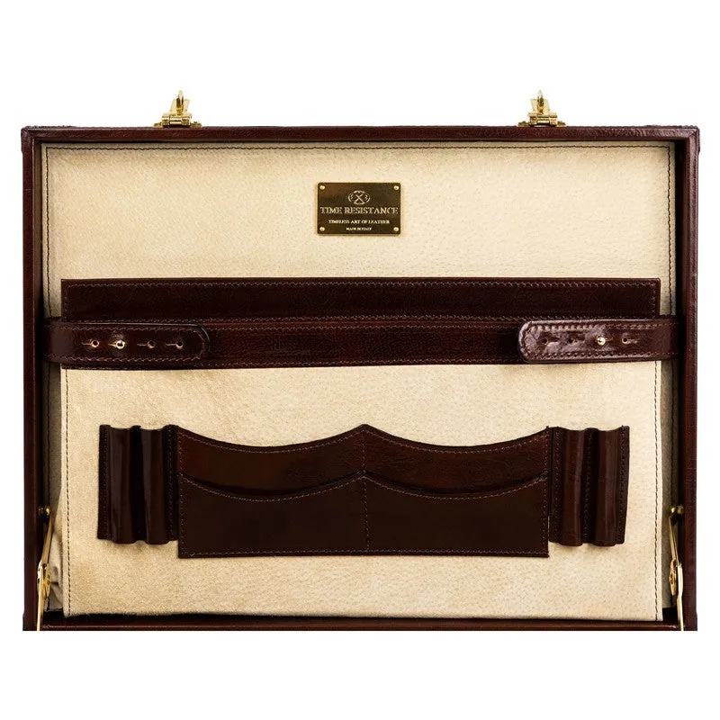 Leather Attach Case Briefcase - The Wind in the Willows