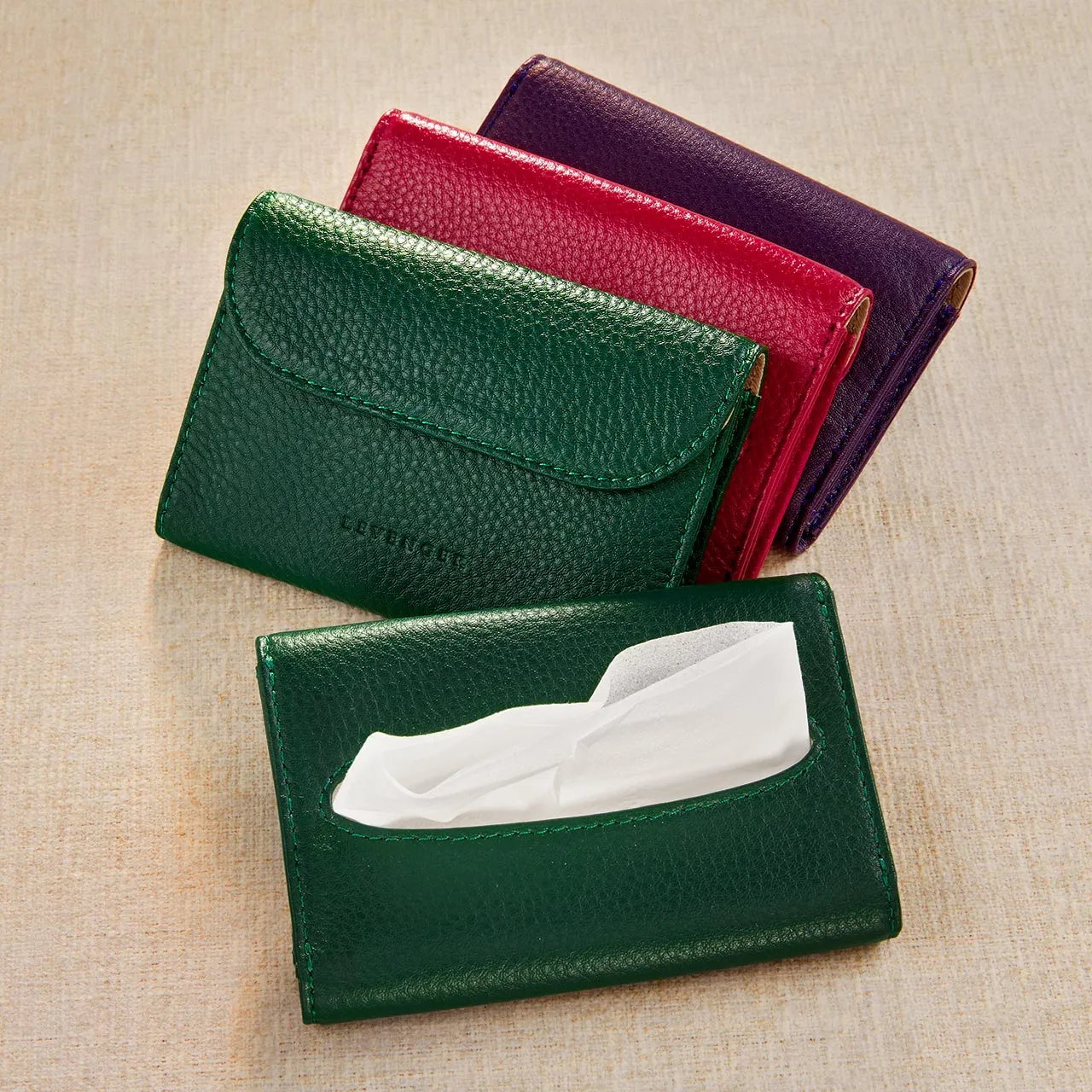 Leather Pocket Tissue Holder