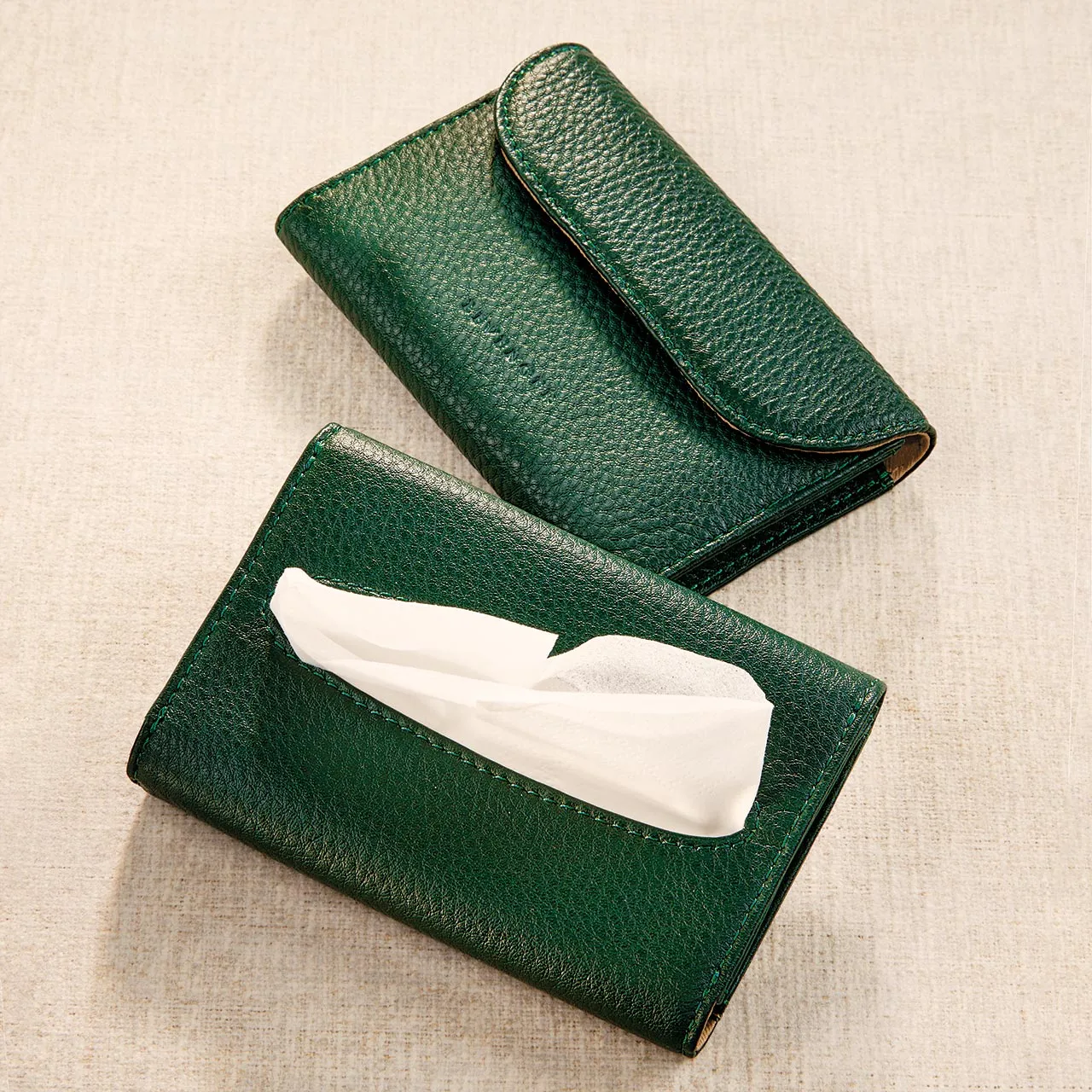 Leather Pocket Tissue Holder