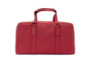 Leather Travel Bag Kankura Golf - Red