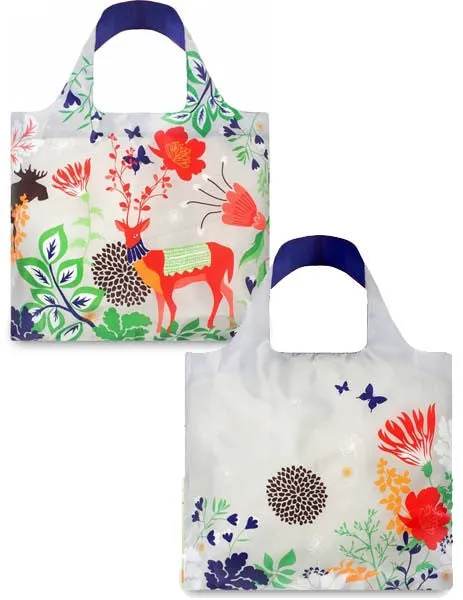 LOQI Reusable Shopping Bag - Forest Collection