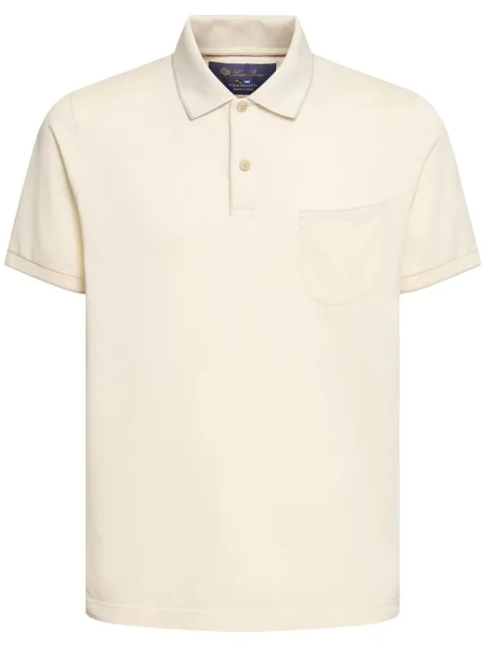 Loro Piana   Regatta stretch cotton piquet polo 