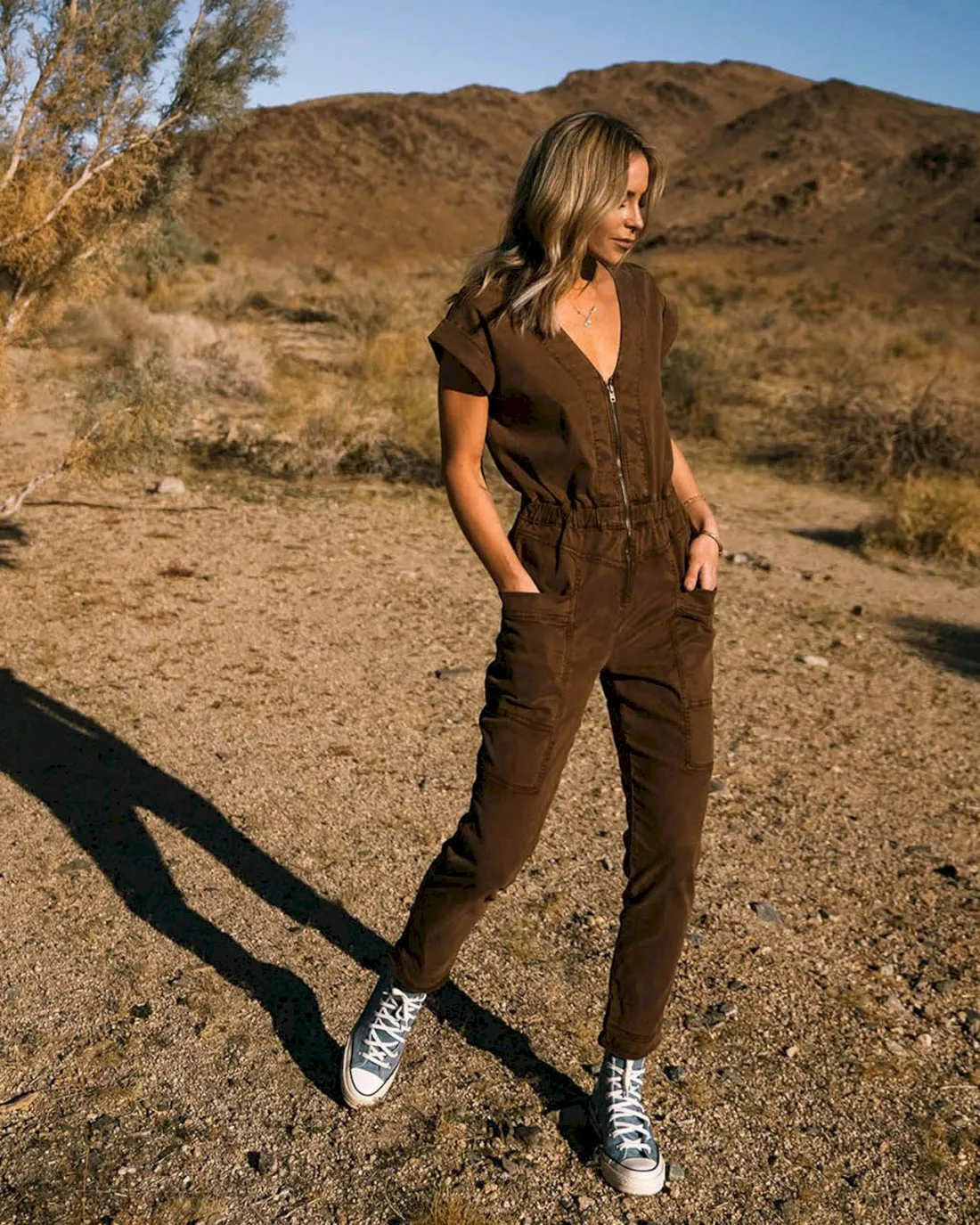 Mary Lawless Lee x Splendid Utility Jumpsuit