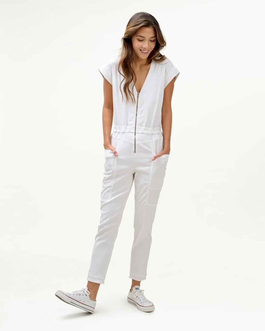 Mary Lawless Lee x Splendid Utility Jumpsuit