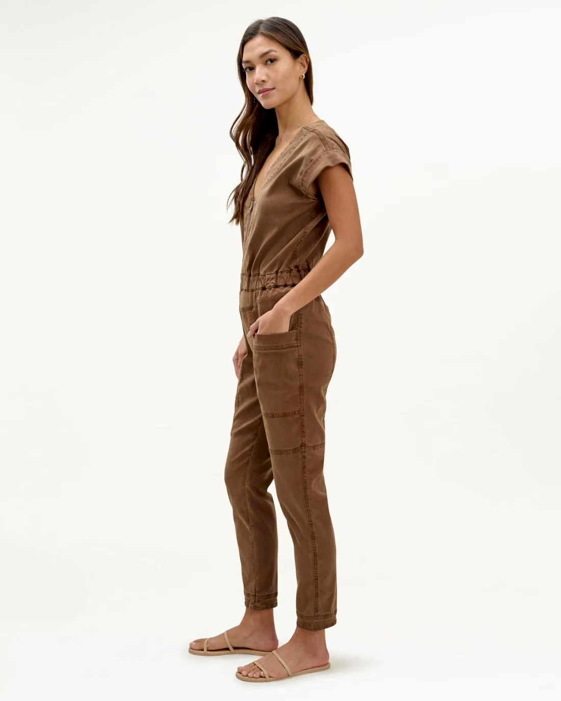 Mary Lawless Lee x Splendid Utility Jumpsuit