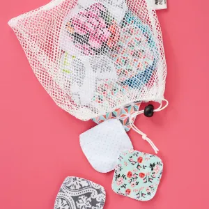 MESH LAUNDRY BAG & FACIAL ROUNDS SET