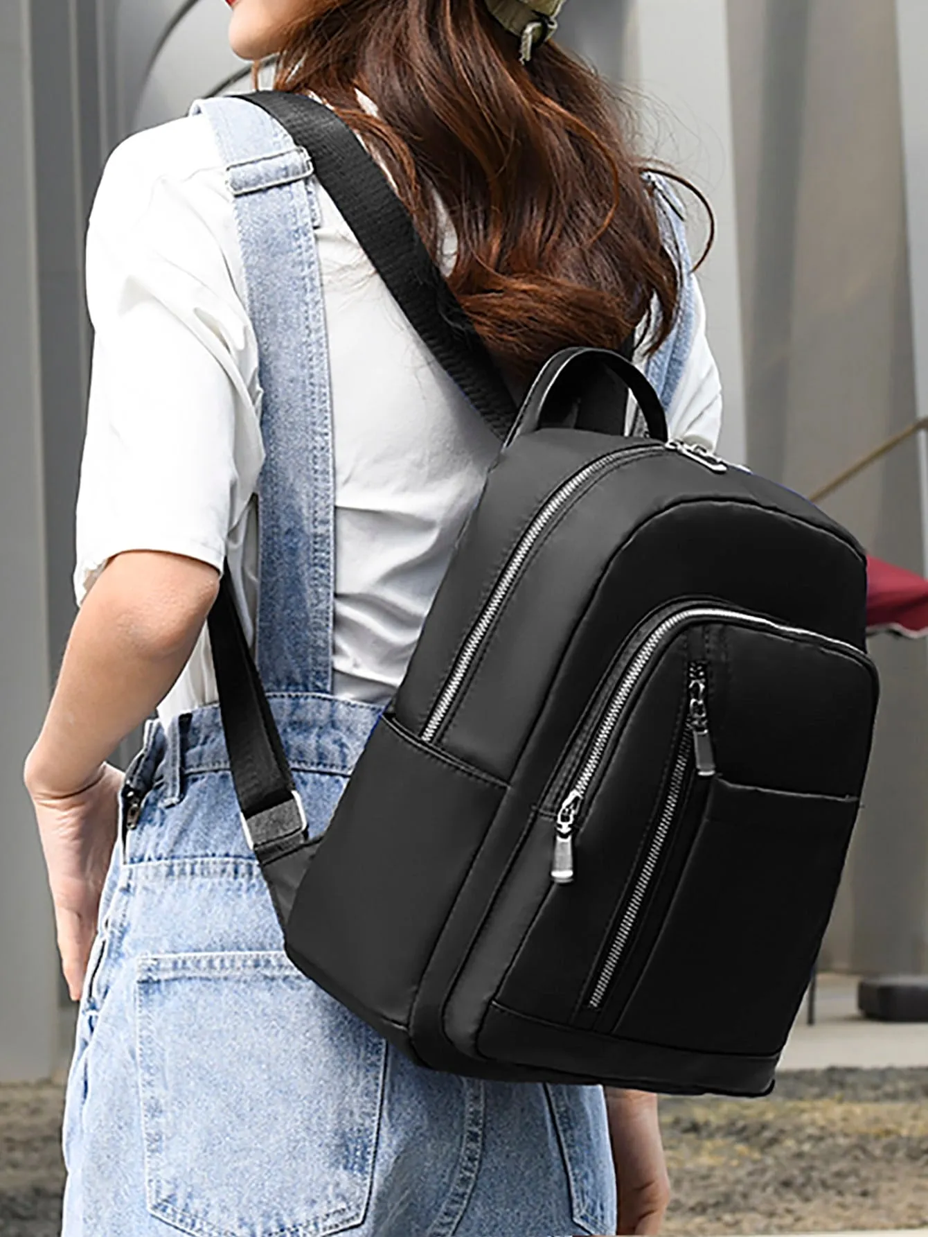 Minimalist Zip Front Backpack