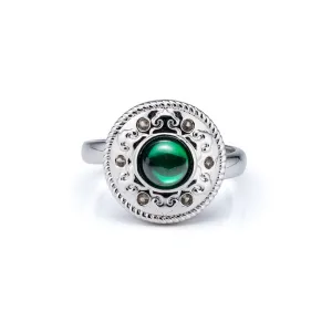 Mongolian Celebration Ring Green