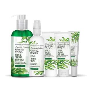 Neem & Tea Tree Face & Body Care Combo - Niacinamide