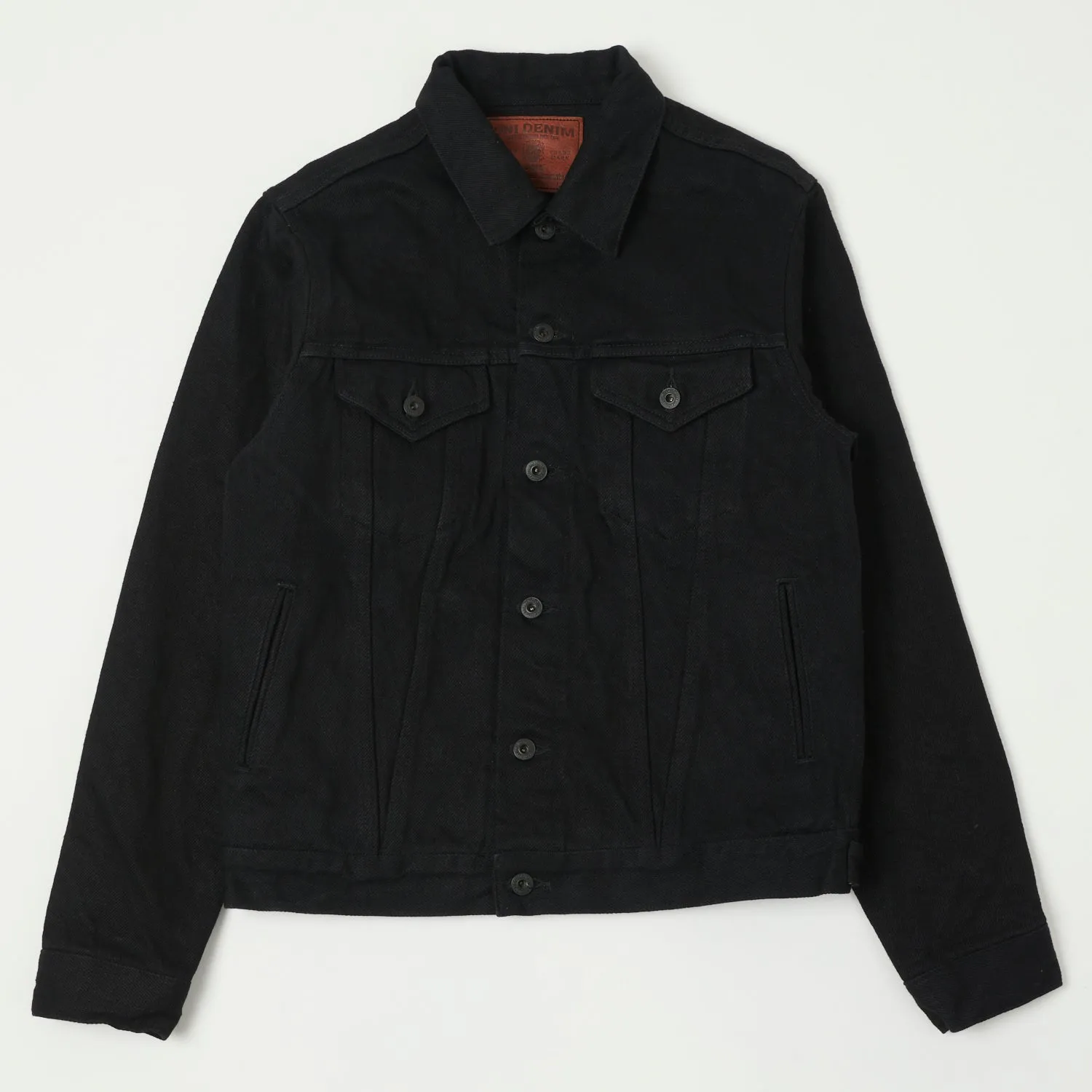 ONI 02527P-ZR-BK Secret Denim Type III Denim Jacket - Black One Wash