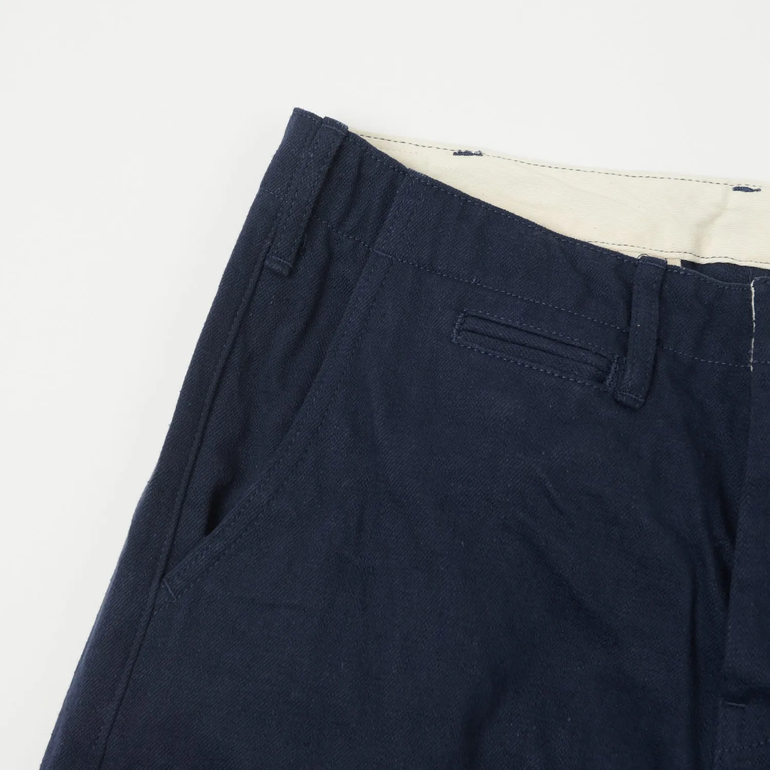 ONI 727FR 12oz French Navy Sulfur Slim Straight Chino - Rinsed