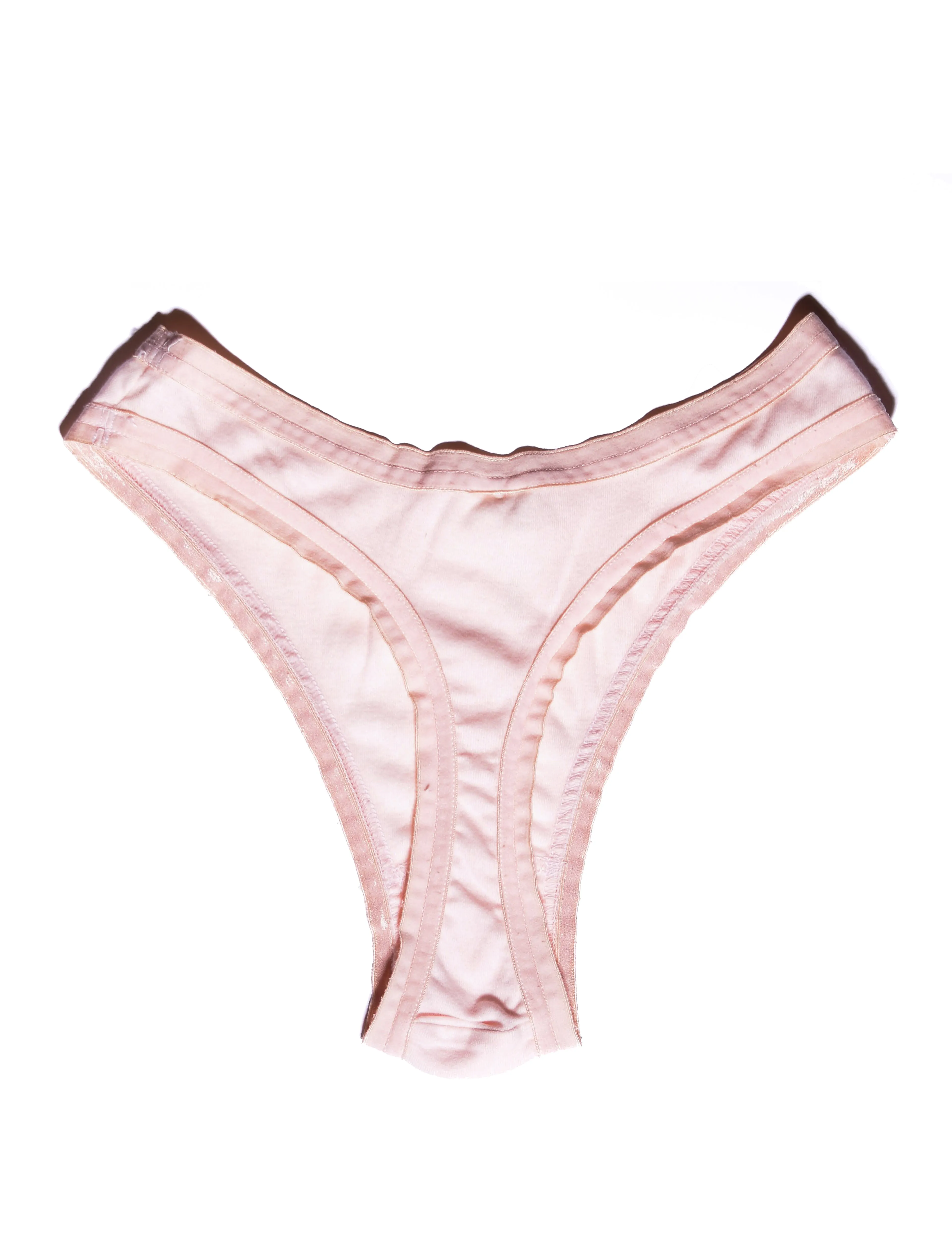 Organic Cotton Thong Panty • Blush