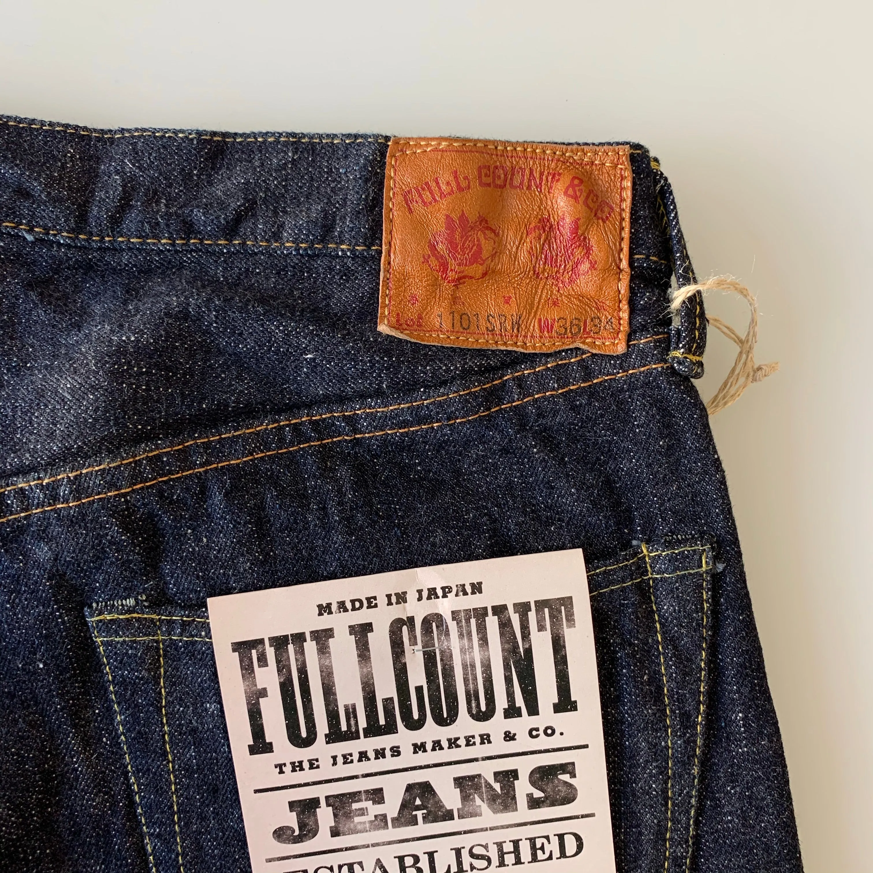 Original Straight Super Rough 15.5oz Selvedge Denim - OW - 1101SR