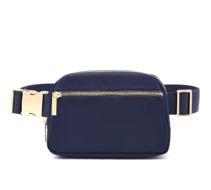 OUTLET "On the Move" bag - Premium Nylon Fanny Pack - Navy