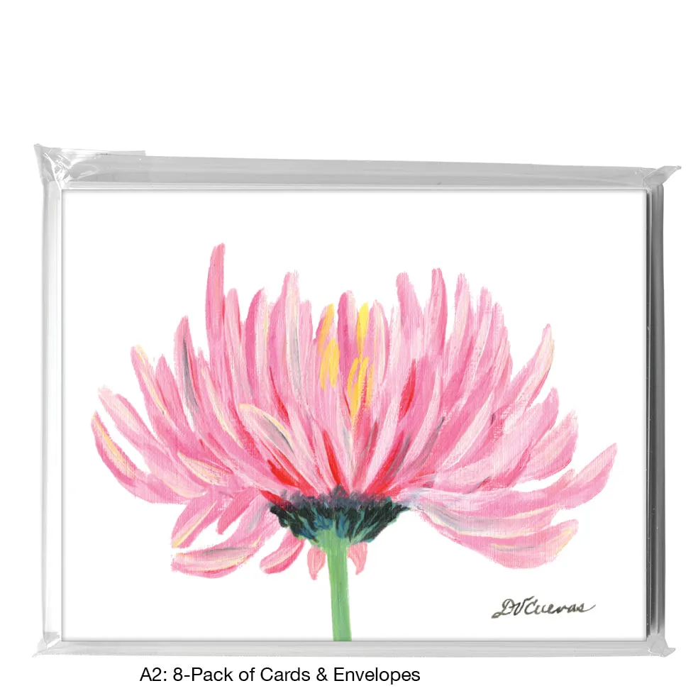 Pink Chrysanthemum, Greeting Card (7711E)