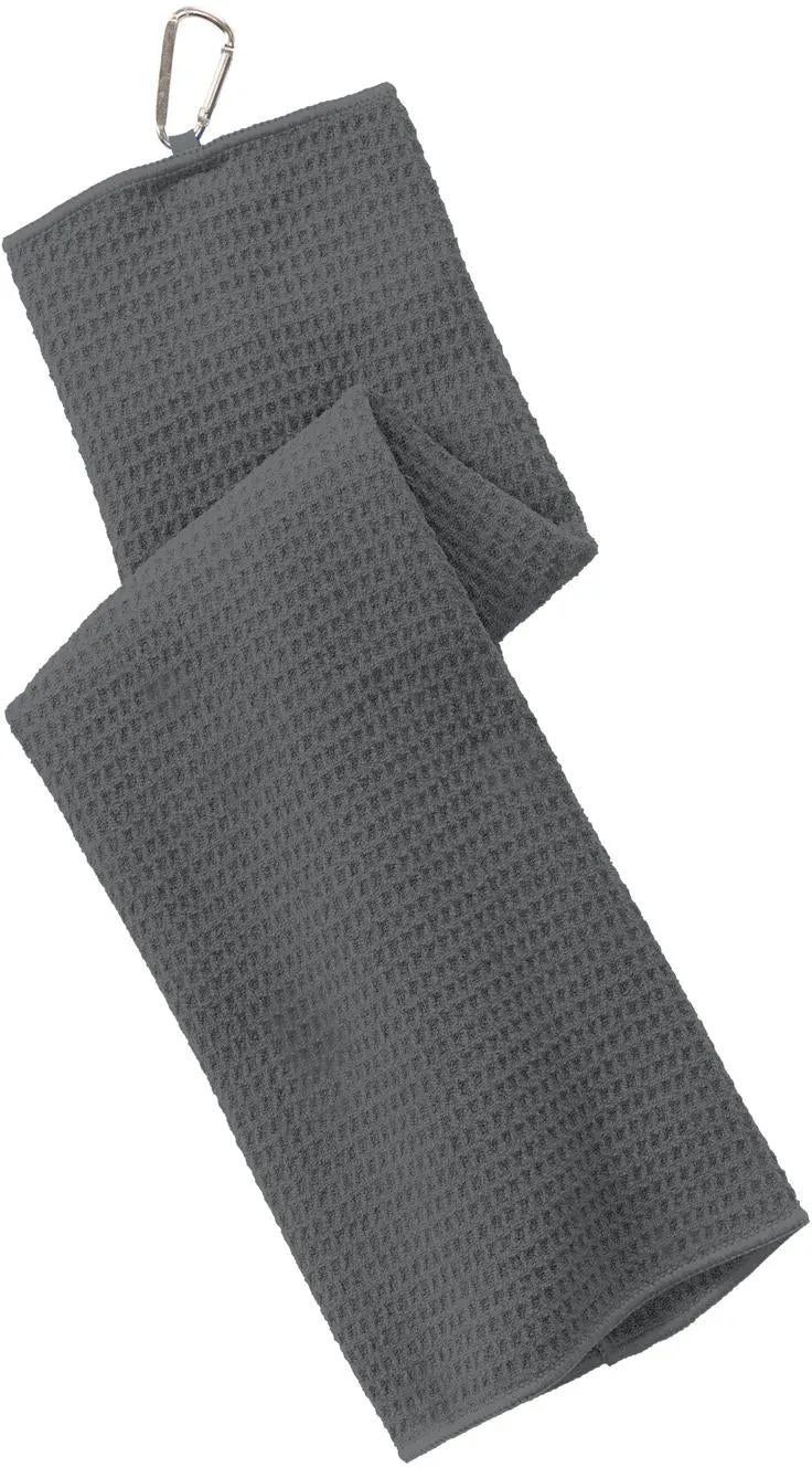 Port Authority Waffle Microfiber Golf Towel