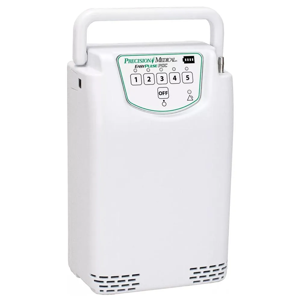 Precision Medical 5L EasyPulse Portable Oxygen Concentrator with Carry Bag