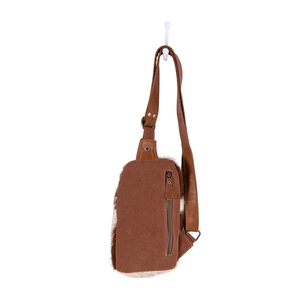 Robnette Ranch Fanny-Pack Bag In Caramel & White