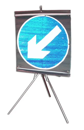 Roll up Keep left & right rotatable symbol