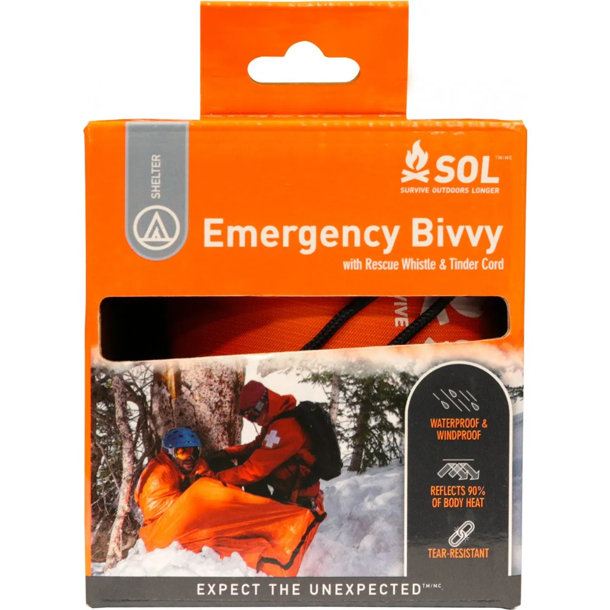 Sol Emergency Bivvy XL with Rescue Whistle