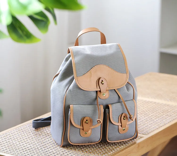 Stylish Small Rucksack Womens Nylon Backpack Purse For Women