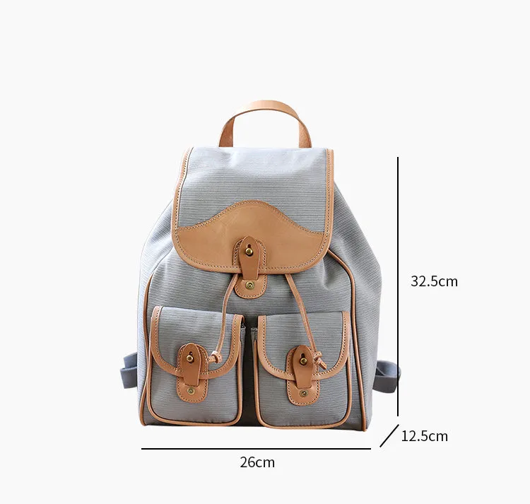 Stylish Small Rucksack Womens Nylon Backpack Purse For Women