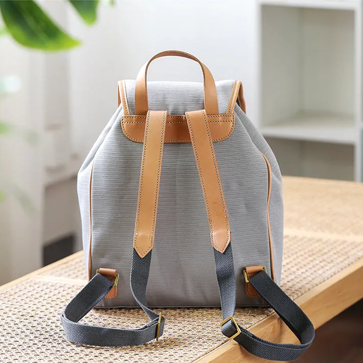 Stylish Small Rucksack Womens Nylon Backpack Purse For Women