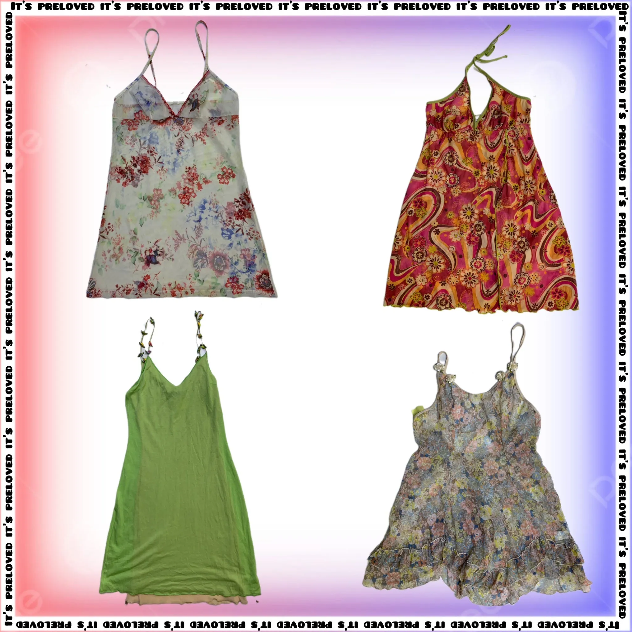 Summer in Y2K Sun Dresses (SS -428)