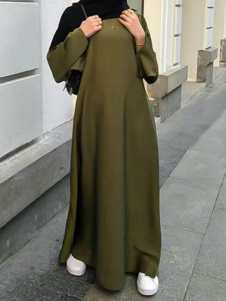 Summer Morocco Graceful Abaya Muslim Dress