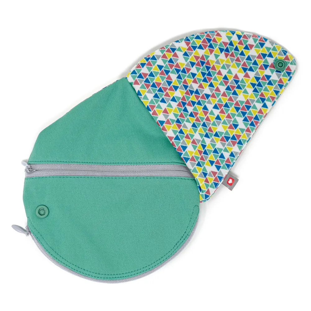 Teardrop Wet/Dry Zipp able Reusable Breast Pad Storage Pouch - *Bag Only Pads Sold Separatelya