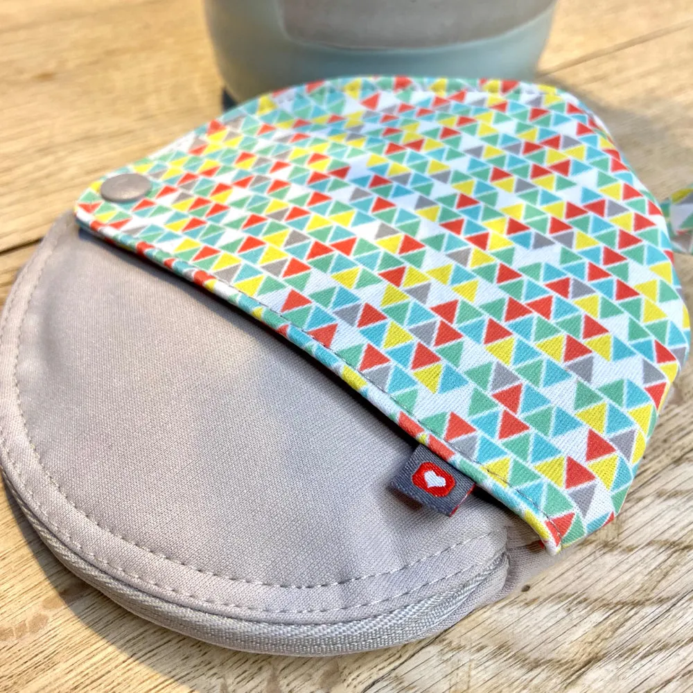 Teardrop Wet/Dry Zipp able Reusable Breast Pad Storage Pouch - *Bag Only Pads Sold Separatelya