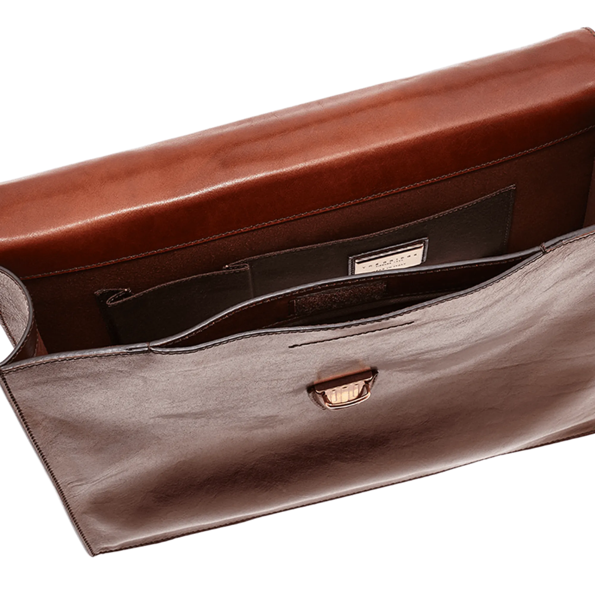 The Bridge Single Gusset Briefcase - Style: 06466501