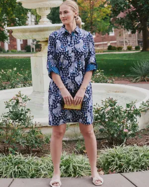 Tiger Queen - Graceful Getaway Dress - Navy