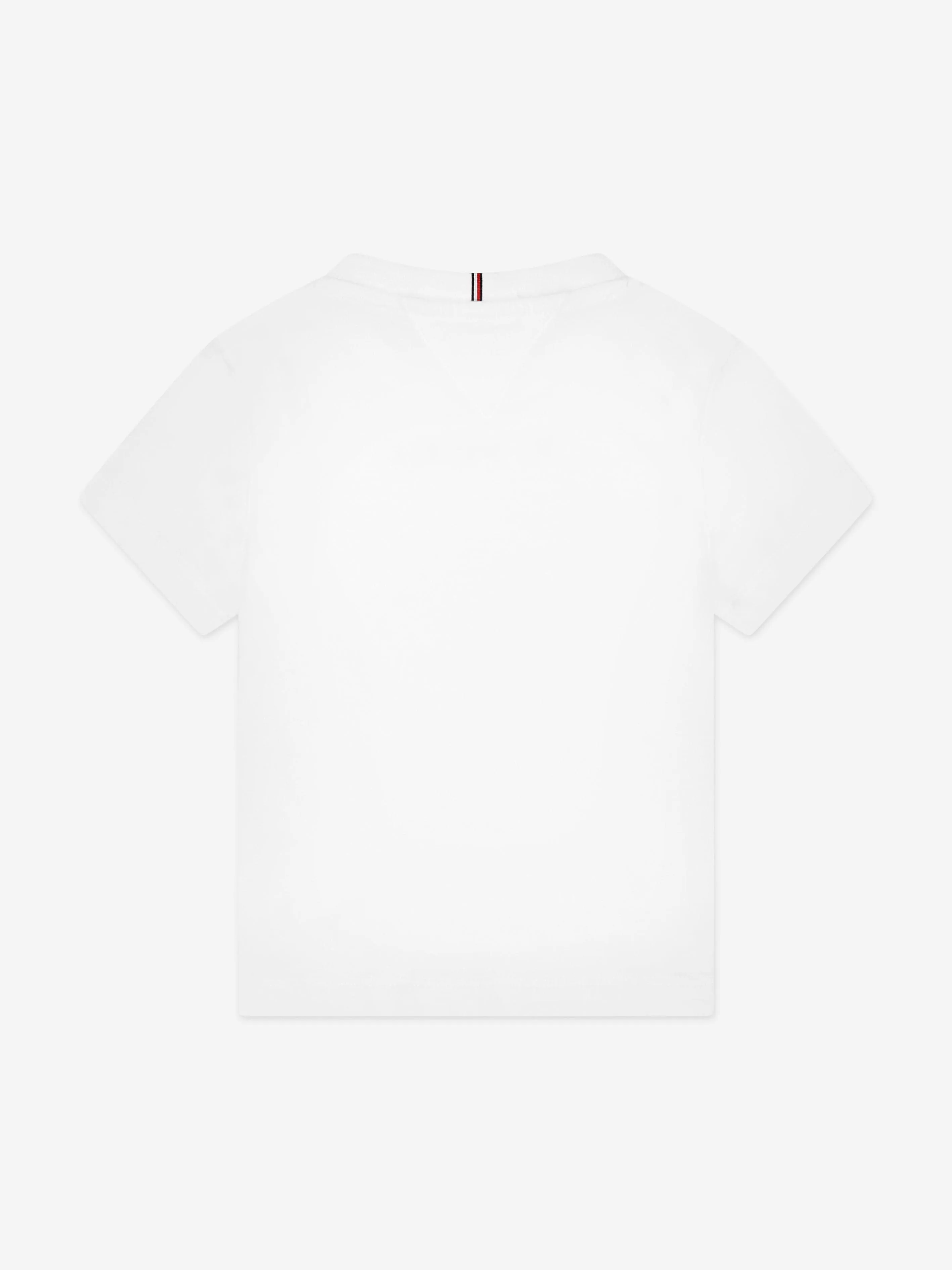 Tommy Hilfiger Girls Logo Print T-Shirt in White