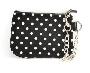 Top Zip Polka Dots Wallet