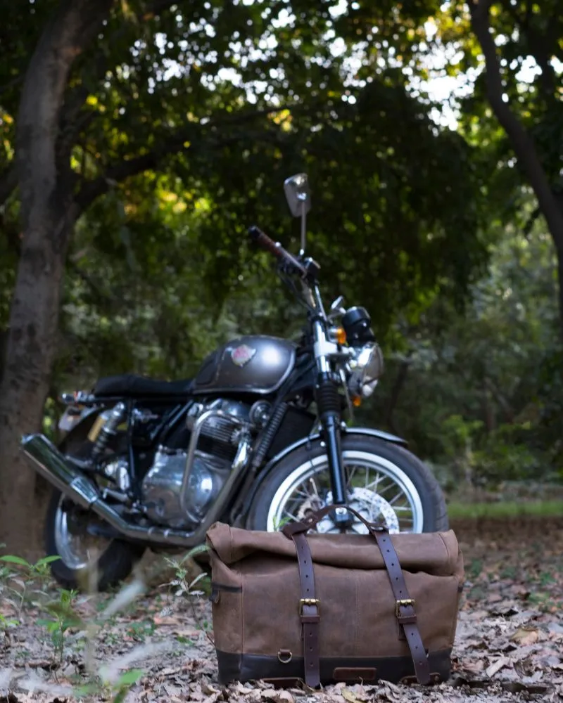 TRIP MACHINE RAMBLER BACKPACK PANNIER - DARK TAN