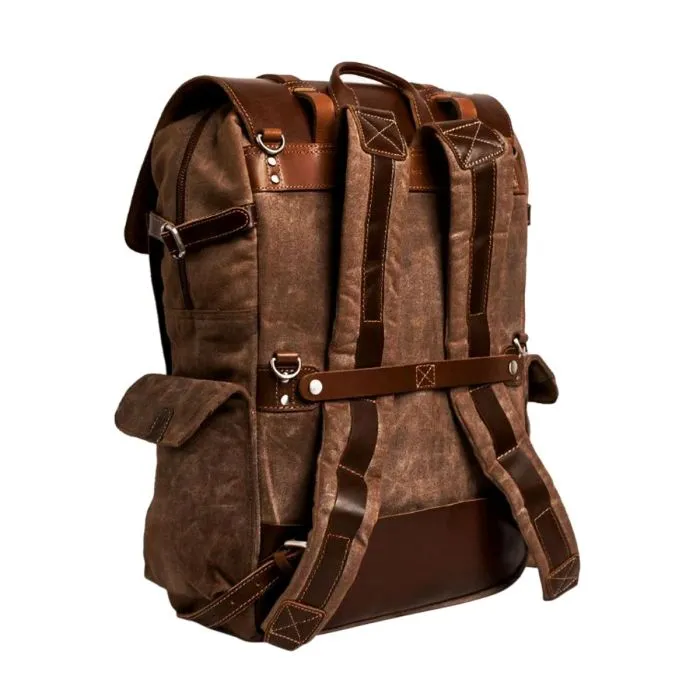 TRIP MACHINE RAMBLER BACKPACK PANNIER - DARK TAN