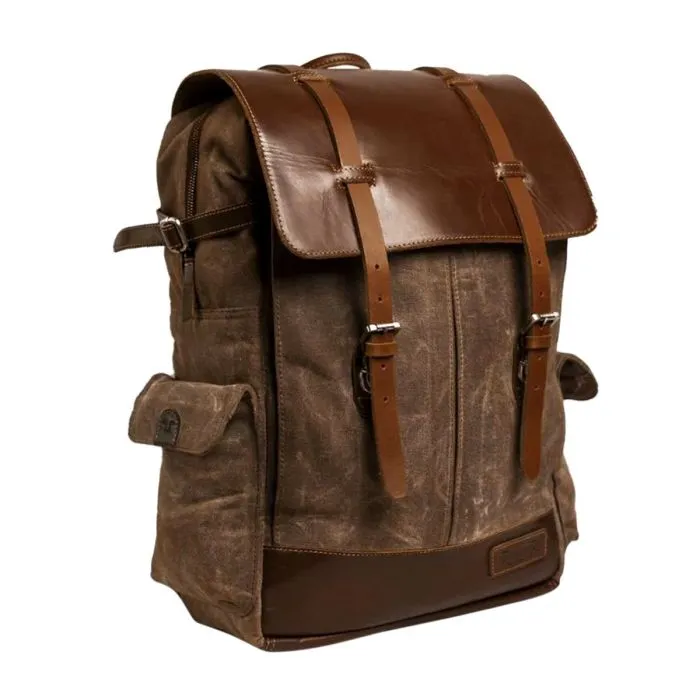 TRIP MACHINE RAMBLER BACKPACK PANNIER - DARK TAN