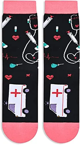 Unisex Nurse Socks, Nursing Socks, Nurse Gifts, CNA Gifts, Future Nurse Gifts, RN Gifts, Student Nurse Gifts, Nurse Day Gifts, CNA Week Gifts